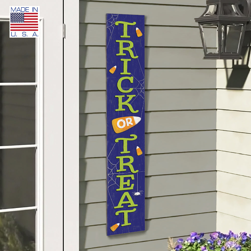 Trick Or Treat Porch Board 8" Wide x 46.5" tall / Made in the USA! / 100% Weatherproof Material