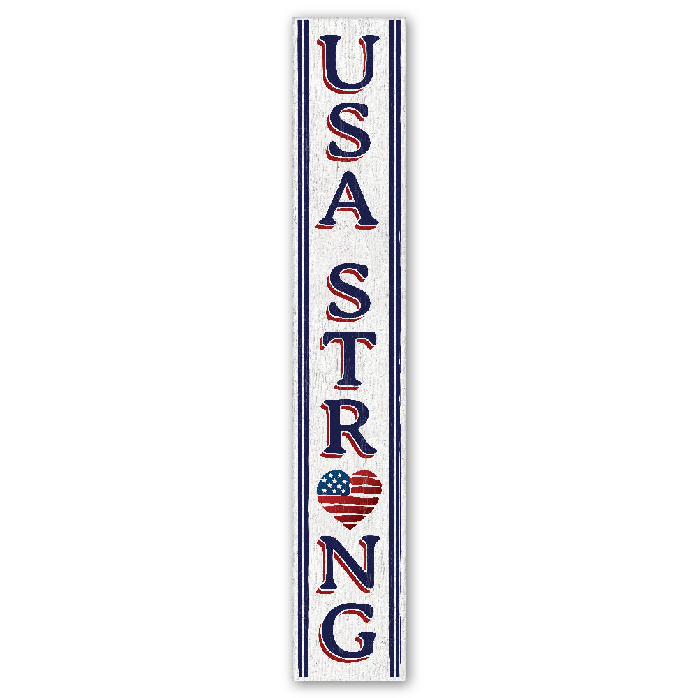 Usa Strong Porch Board 8" Wide x 46.5" tall / Made in the USA! / 100% Weatherproof Material