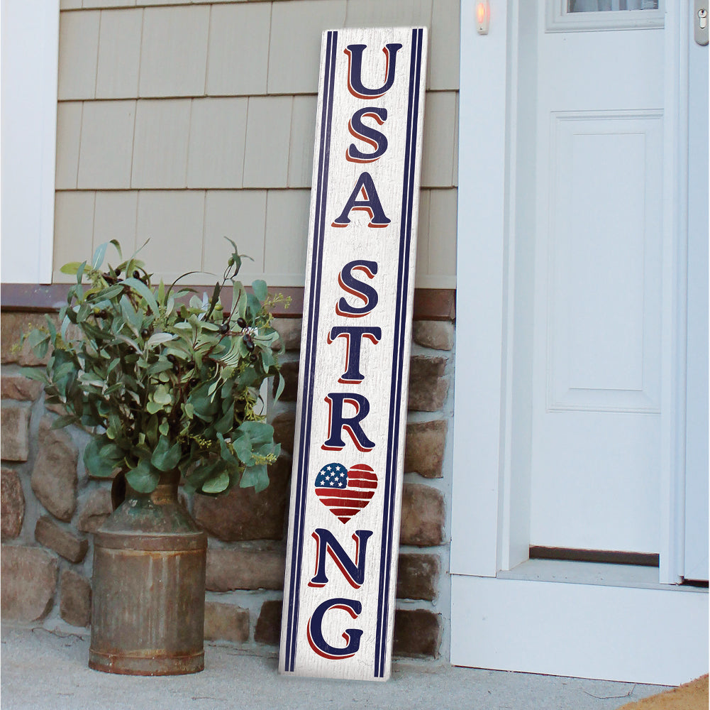 Usa Strong Porch Board 8" Wide x 46.5" tall / Made in the USA! / 100% Weatherproof Material