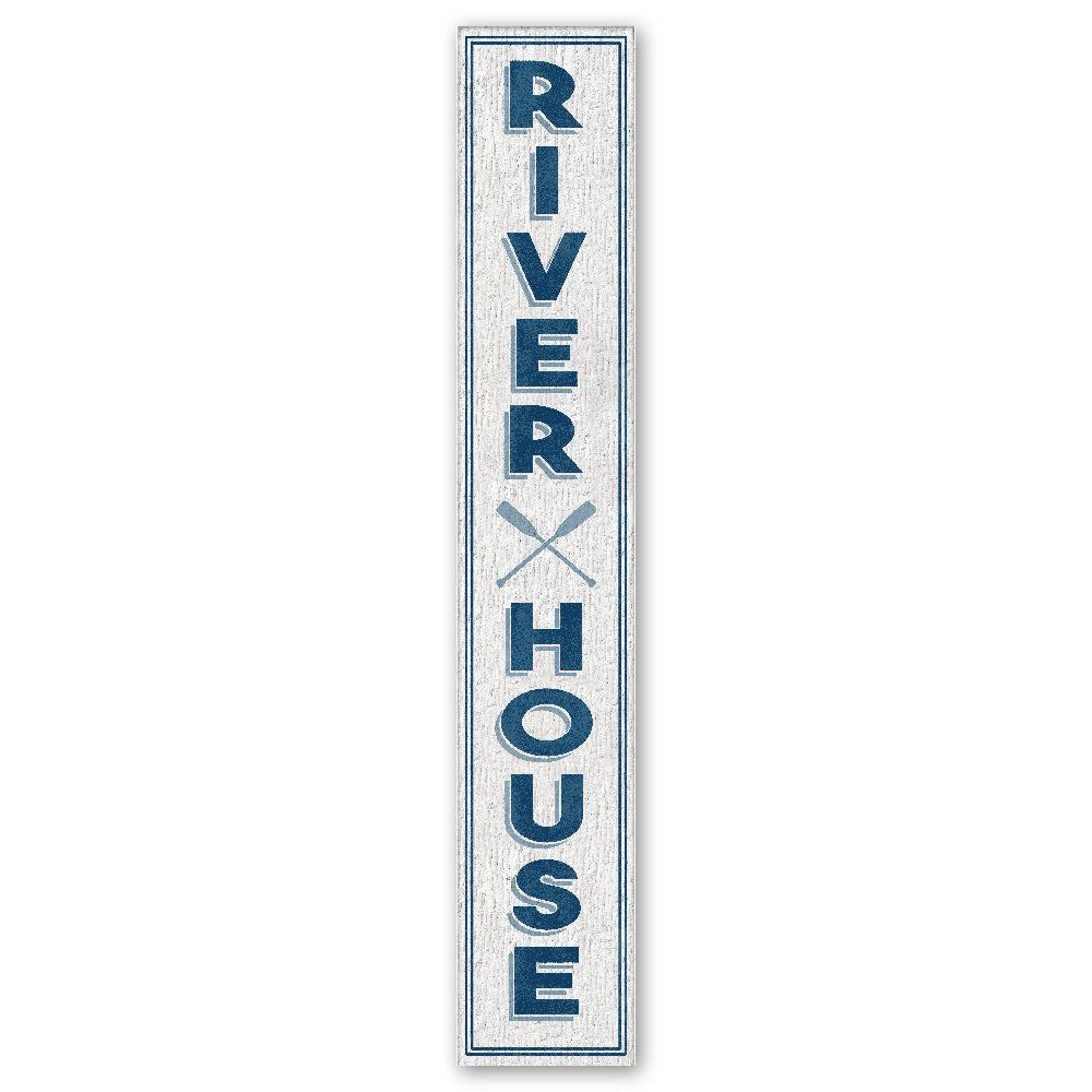River House Porch Board 8" Wide x 46.5" tall / Made in the USA! / 100% Weatherproof Material