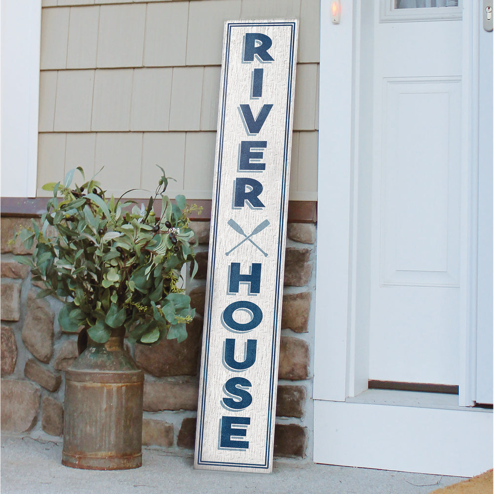 River House Porch Board 8" Wide x 46.5" tall / Made in the USA! / 100% Weatherproof Material