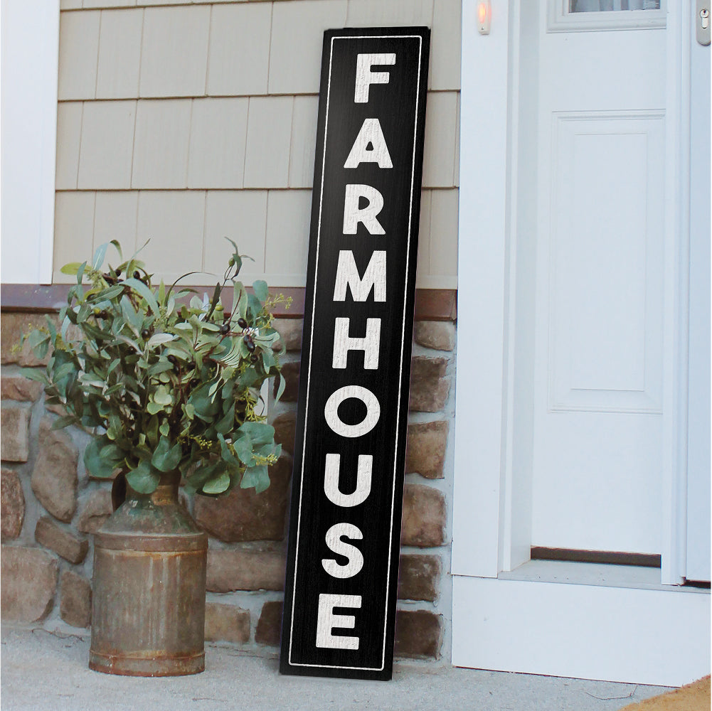 Farmhouse Porch Boards 8" Wide x 46.5" tall / Made in the USA! / 100% Weatherproof Material