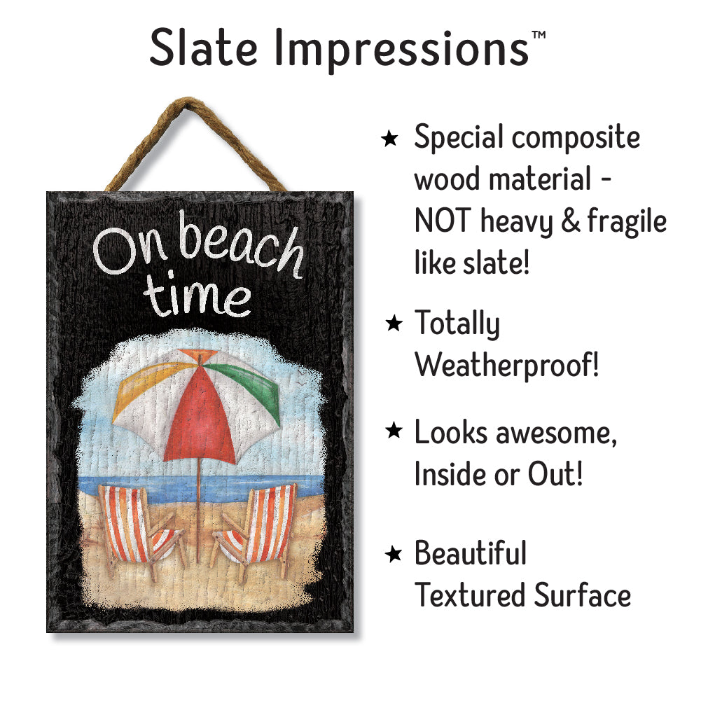 On Beach Time Slate Impressions Default Title