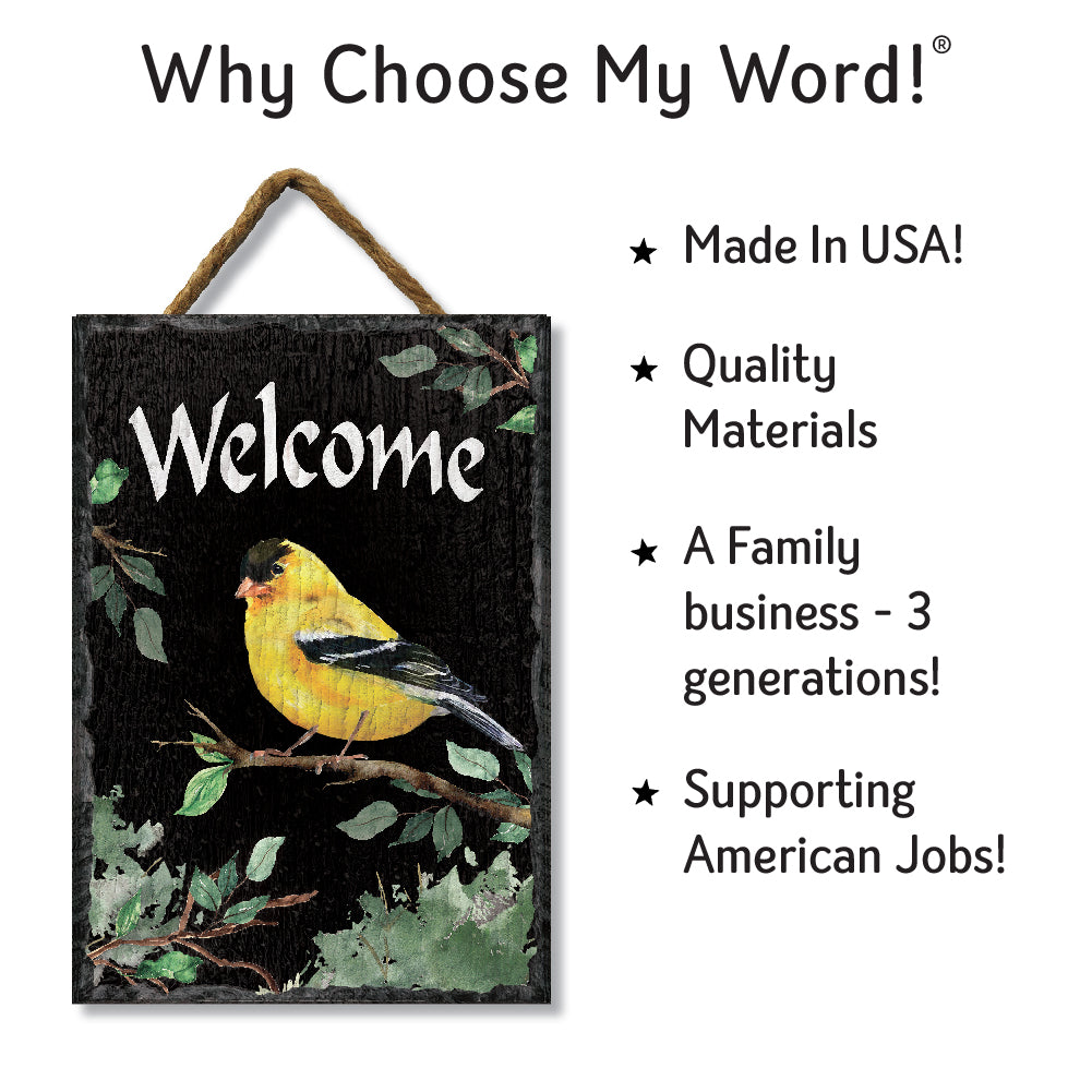 Goldfinch Welcome Slate Impressions Default Title