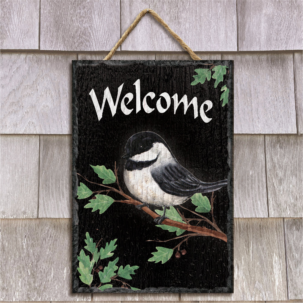 Chickadee Welcome Slate Impressions Default Title