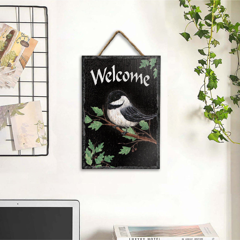 Chickadee Welcome Slate Impressions Default Title