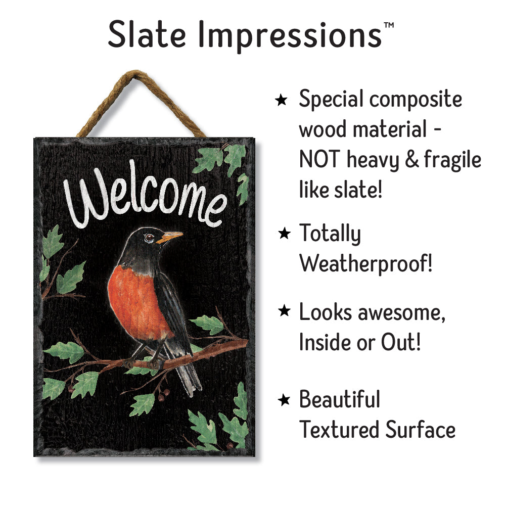 Robin Welcome Slate Impressions Default Title