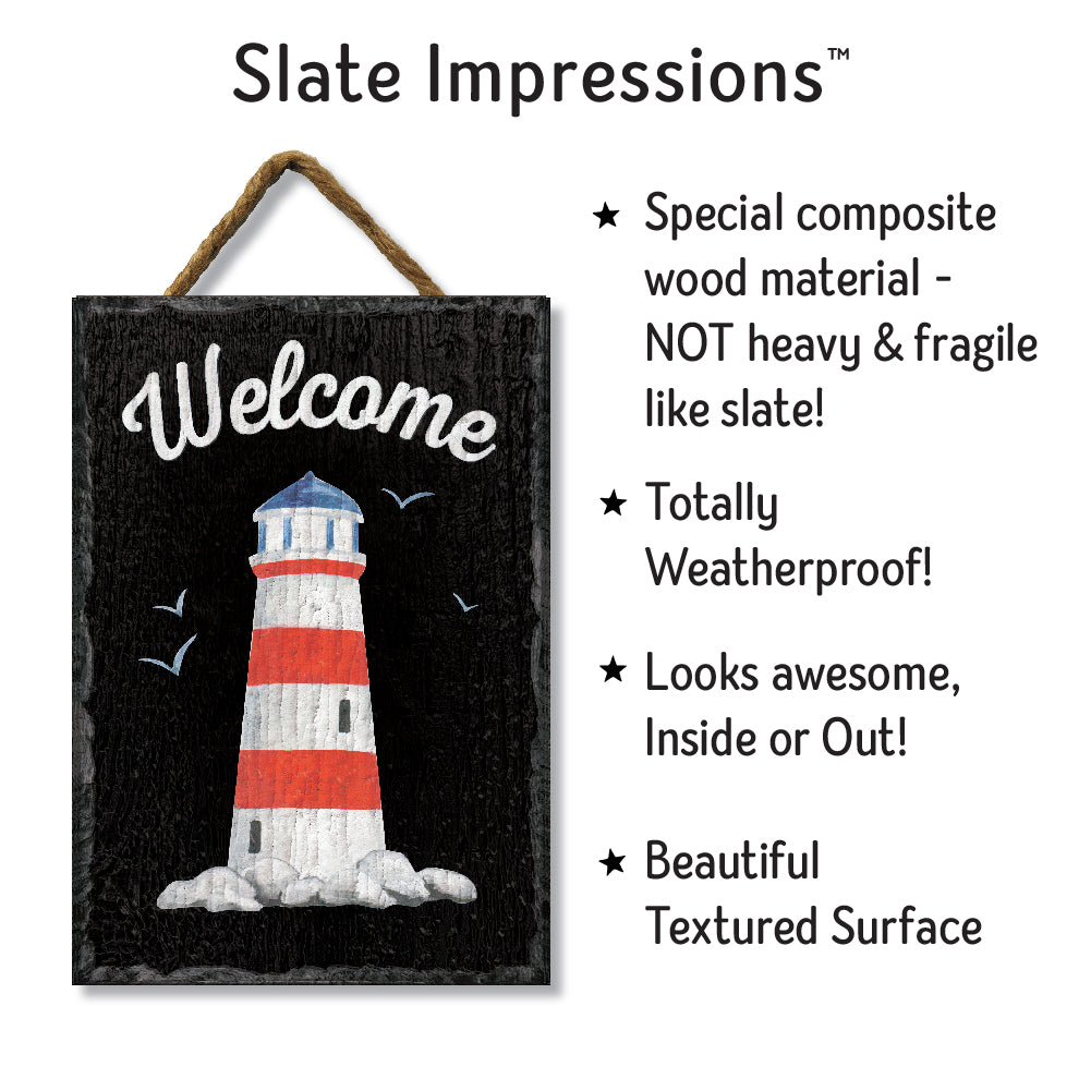 Lighthouse Welcome Slate Impressions Default Title
