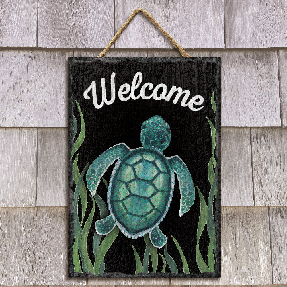 Sea Turtle Welcome Slate Impressions Default Title