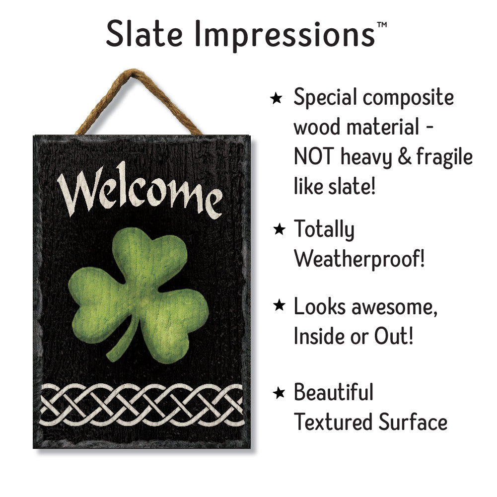 Shamrock Welcome Slate Impressions Default Title