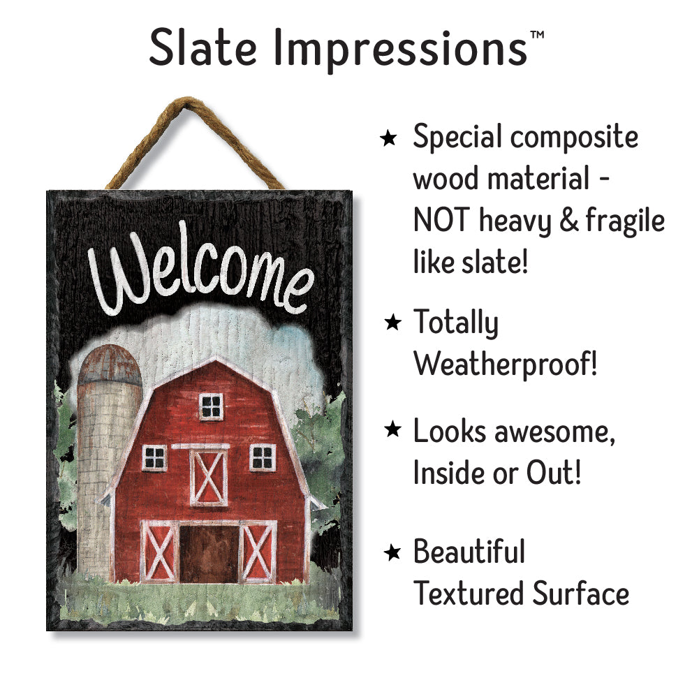Barn Welcome Slate Impressions Default Title