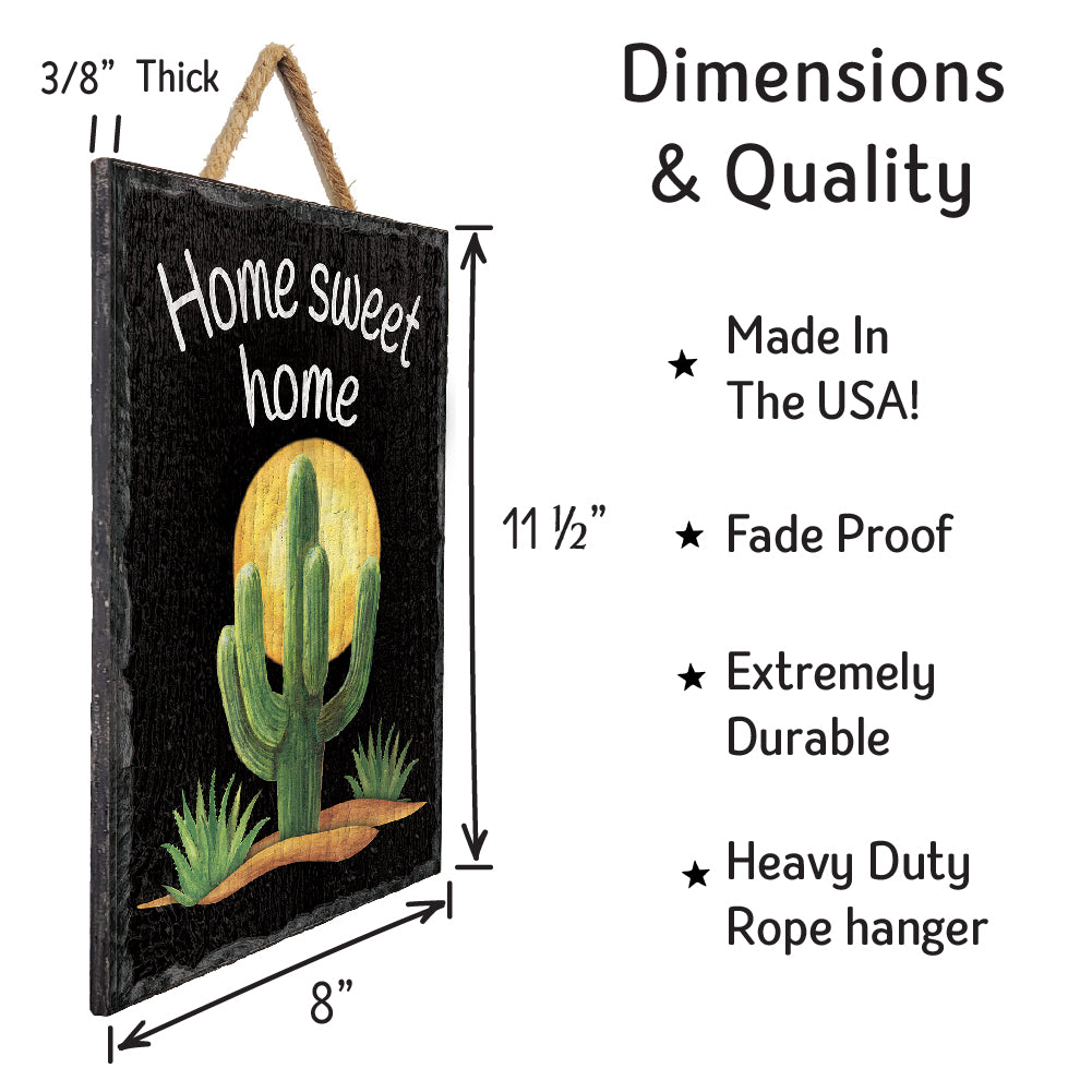 Cactus Home Sweet Home Slate Impressions Default Title