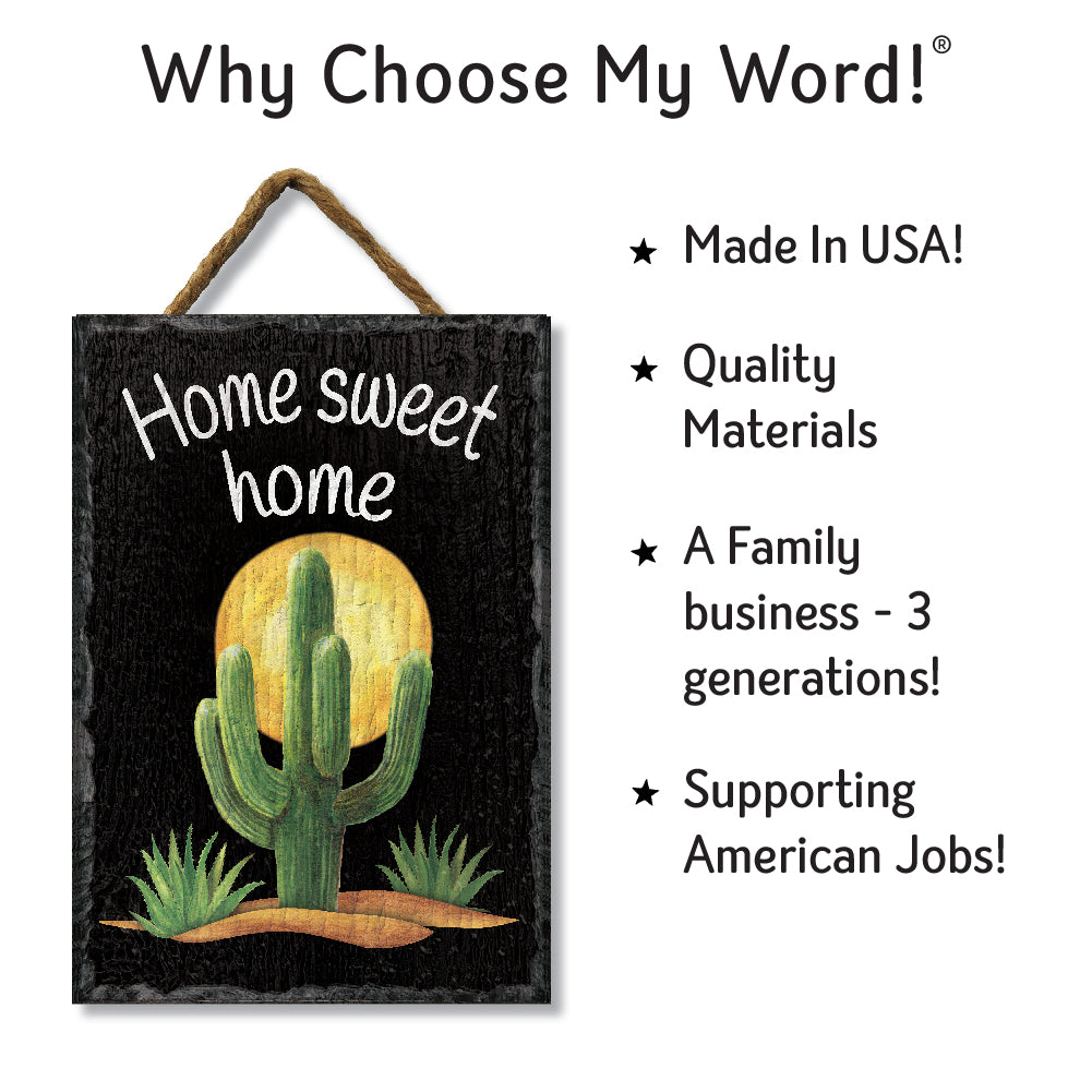 Cactus Home Sweet Home Slate Impressions Default Title