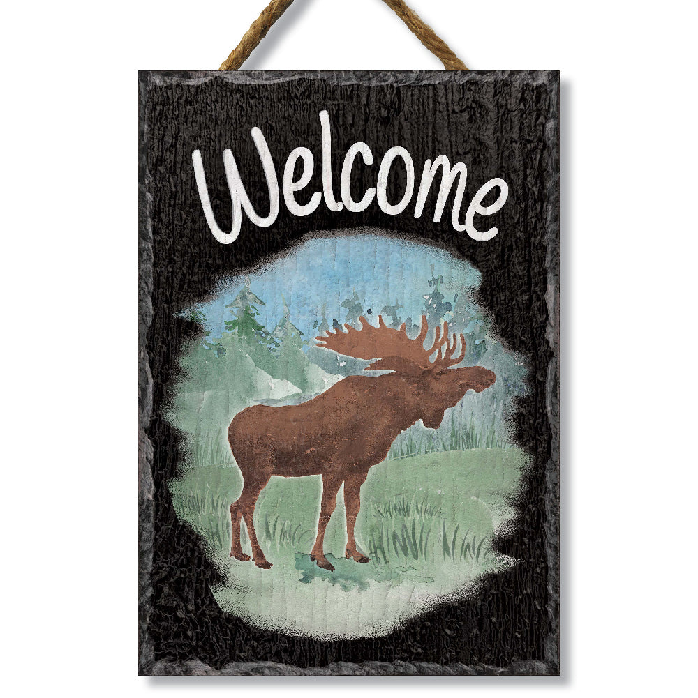 Moose Welcome Slate Impressions Default Title