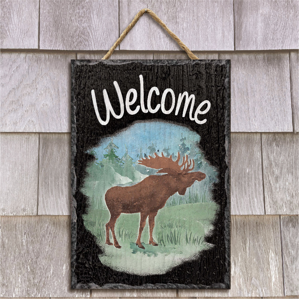 Moose Welcome Slate Impressions Default Title