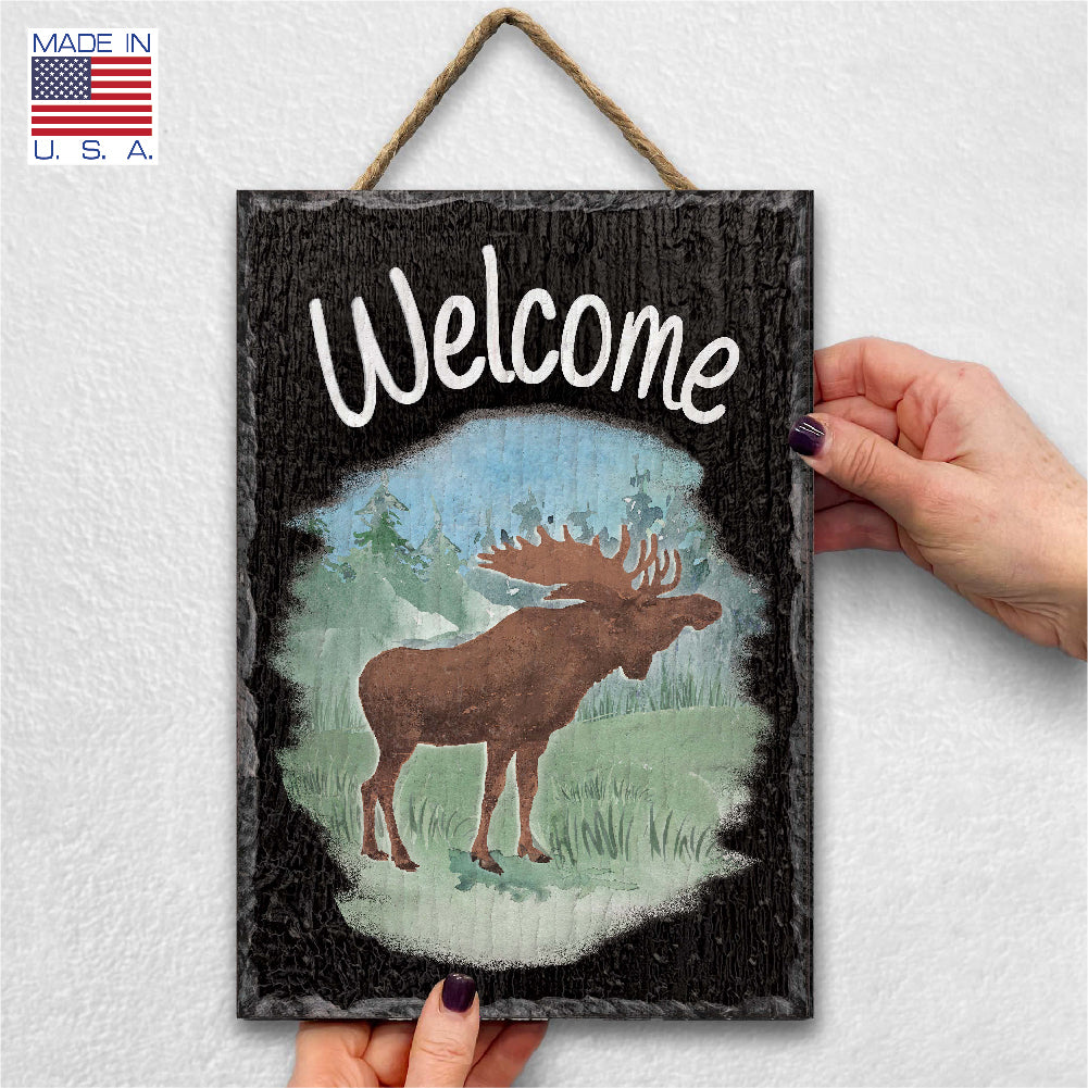 Moose Welcome Slate Impressions Default Title