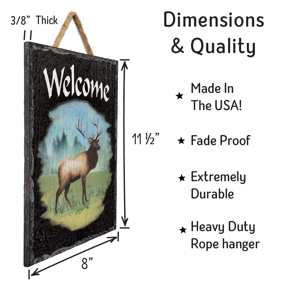Elk Welcome Slate Impressions Default Title