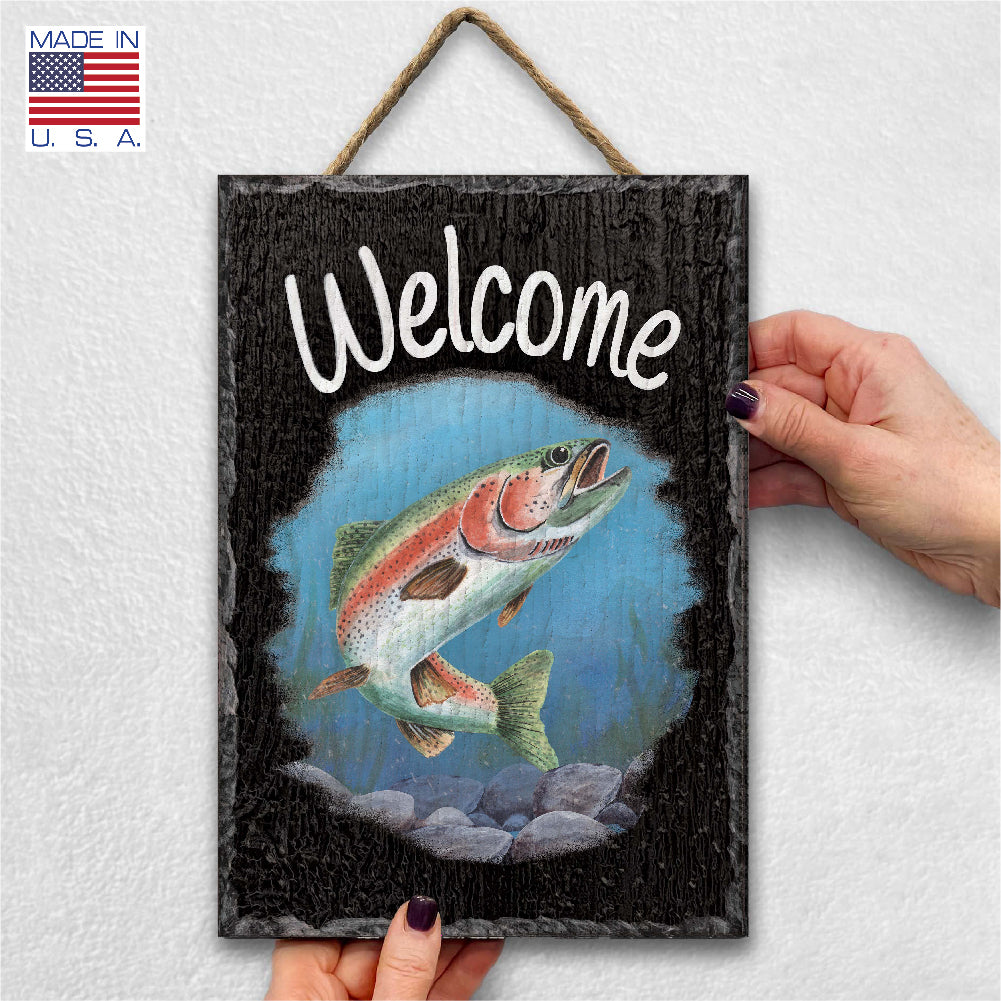 Trout Welcome Slate Impressions Default Title