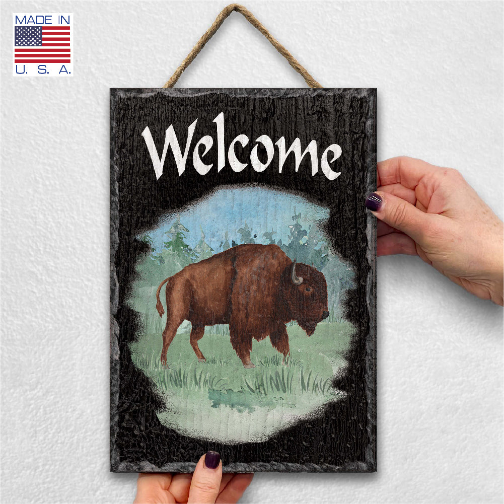 Bison Welcome Slate Impressions Default Title