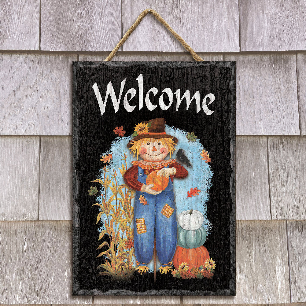 Welcome W/ Scarecrow Slate Impressions Default Title