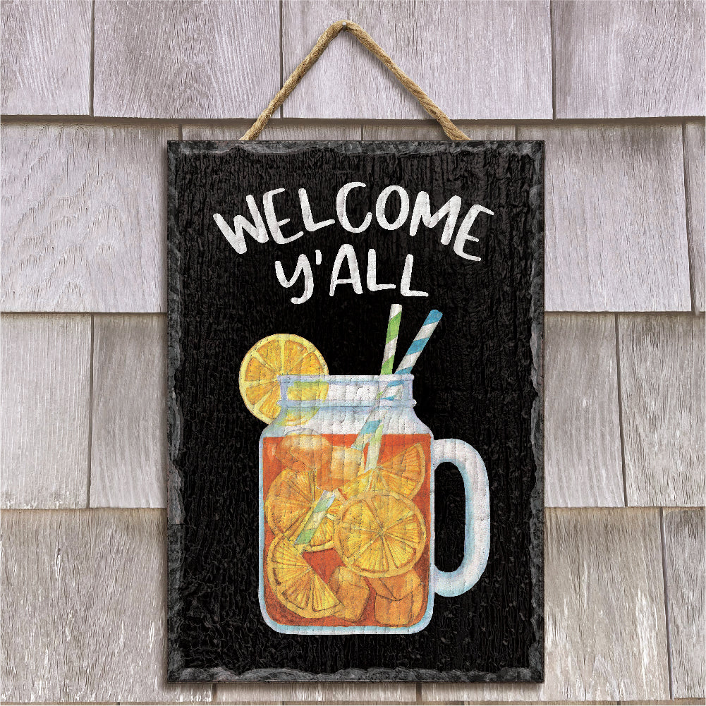 Welcome Y'All W/ Sweet Tea Slate Impressions Default Title